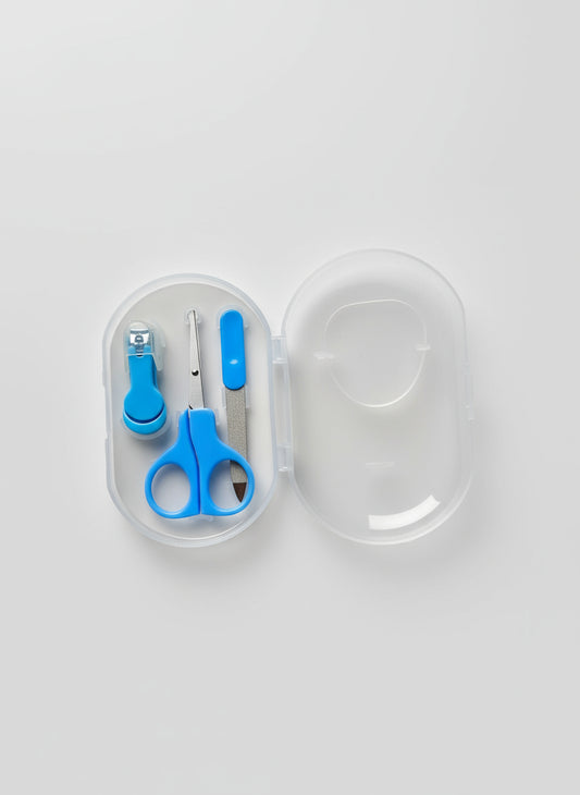 Kit de higiene y cuidado de uñas para recién nacidos, Estuche con Tijeras, Lima y Cortaúñas