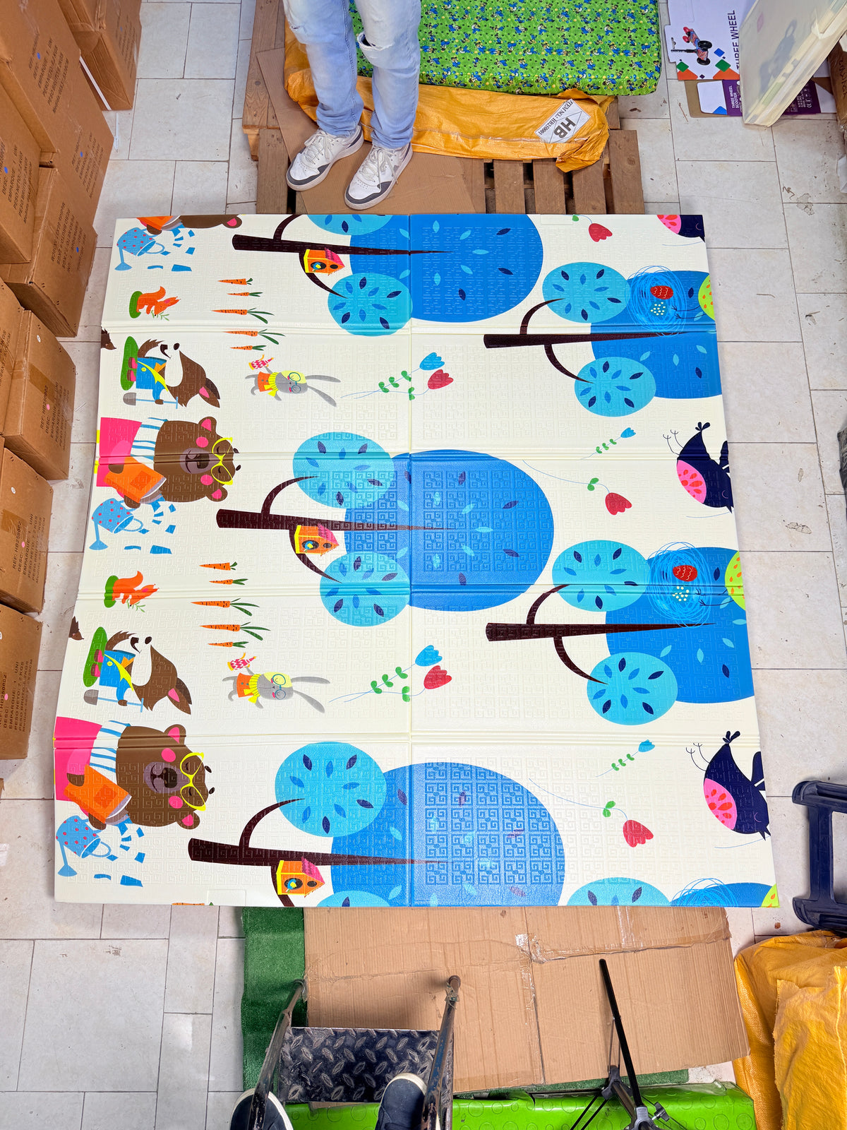 Tapete plegable Infantil de espuma