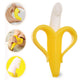 Cepillo de Entrenamiento Banana de Silicona para Bebé