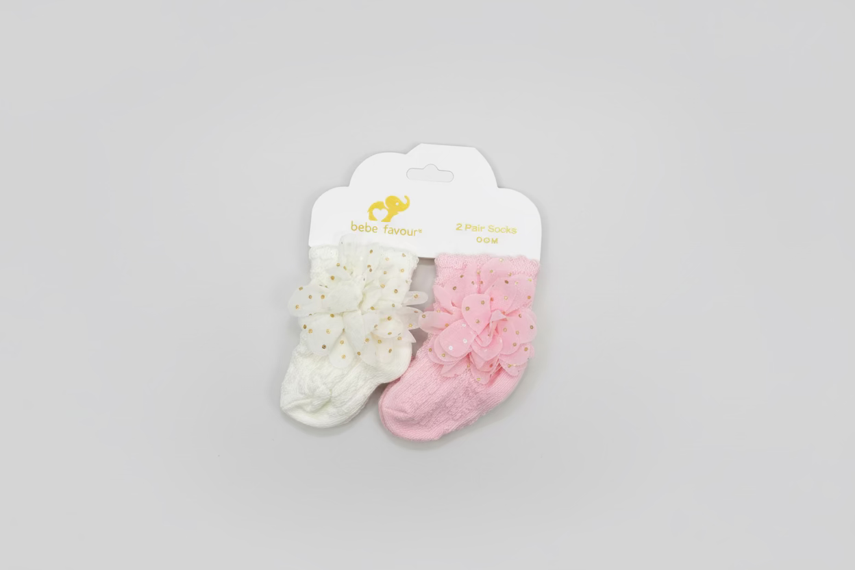 Set de Medias x2 con Bolero para Bebé