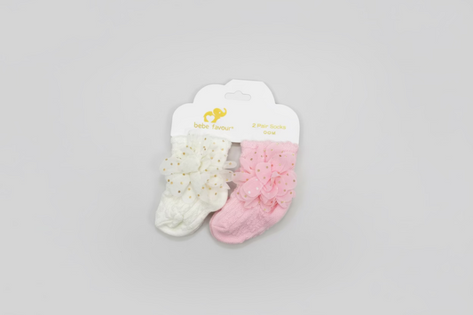 Set de Medias x2 con Bolero para Bebé