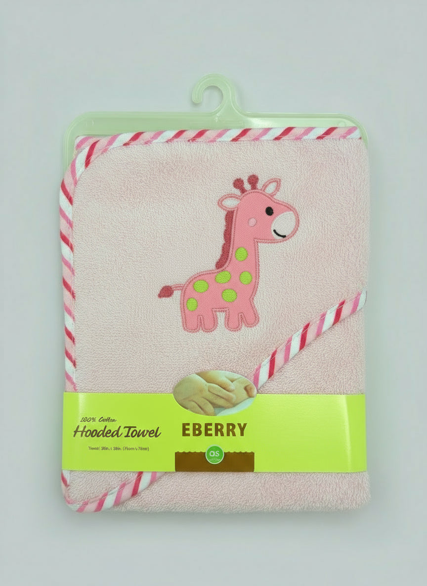 Toalla con Capucha Ultra Absorbente EBERRY