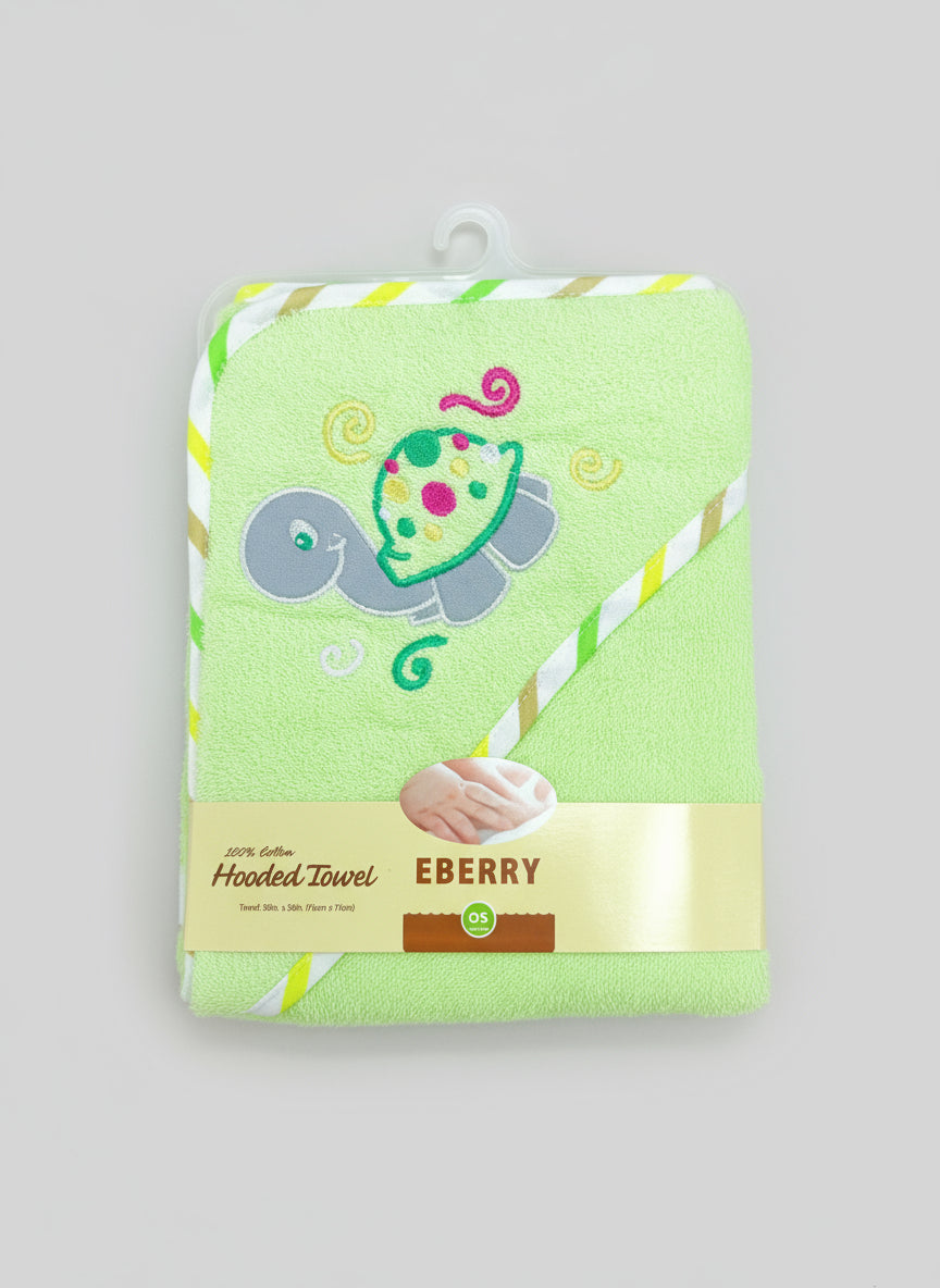 Toalla con Capucha Ultra Absorbente EBERRY