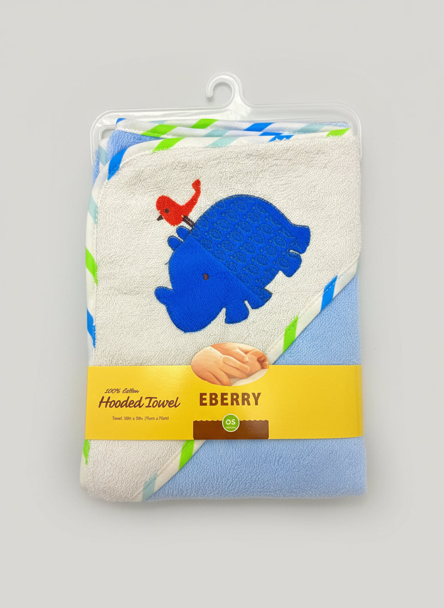 Toalla con Capucha Ultra Absorbente EBERRY