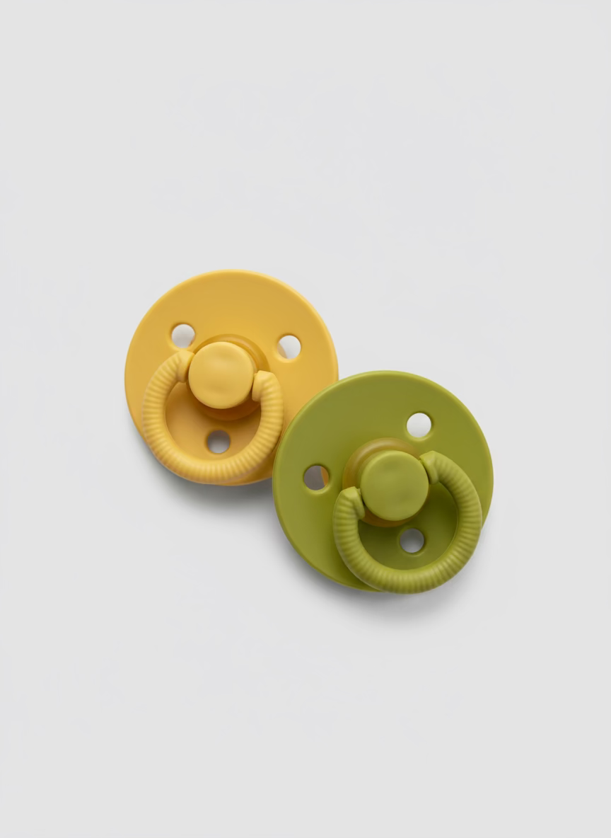 Chupo De Goma Natural Ortodónticos Para Bebé Pack x2