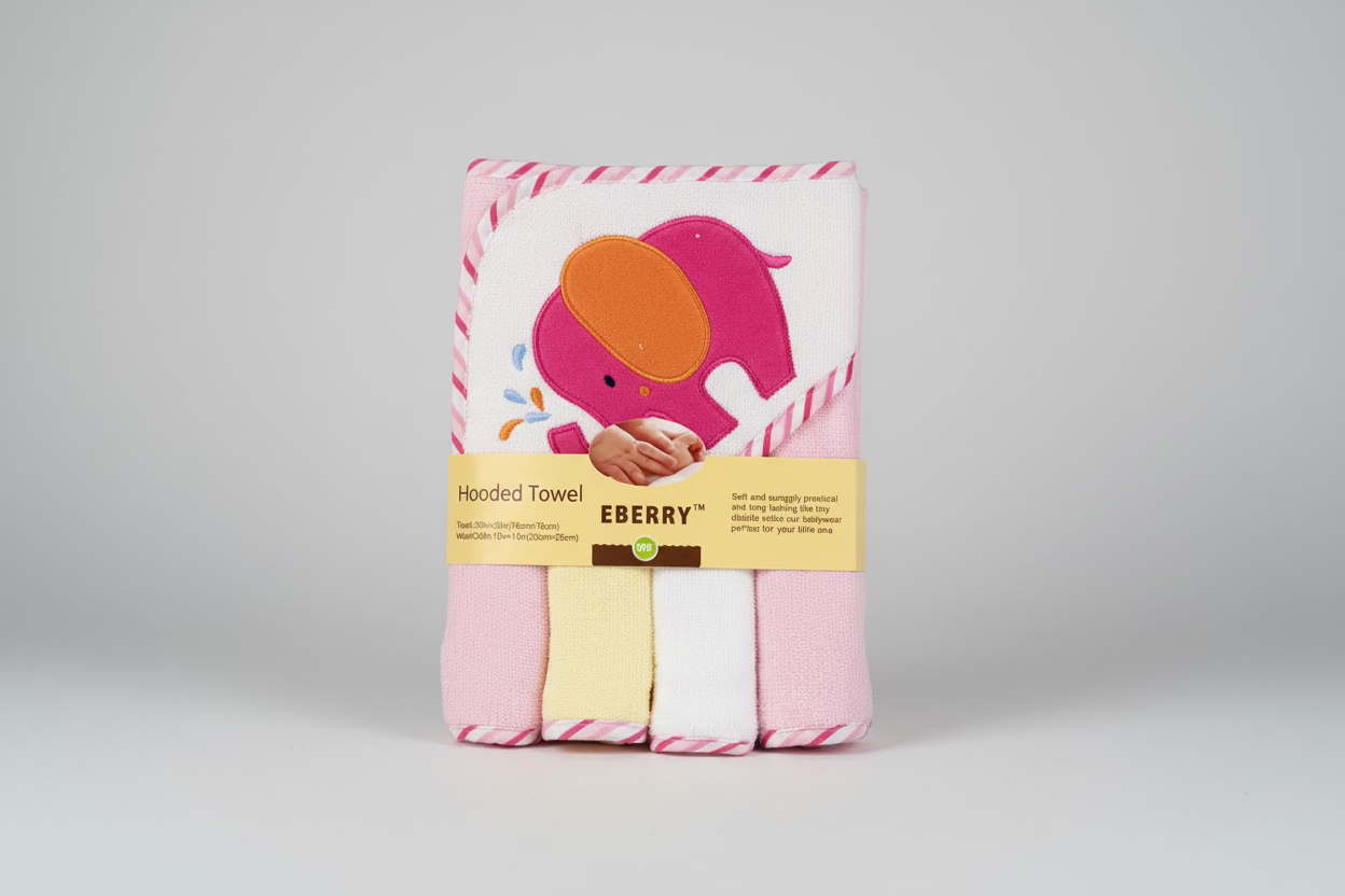 Set de Toalla con Capucha + Babitas