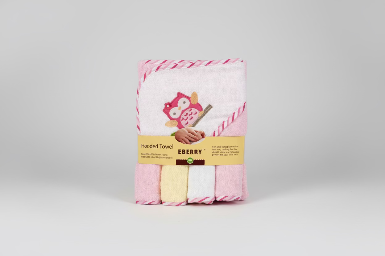 Set de Toalla con Capucha + Babitas