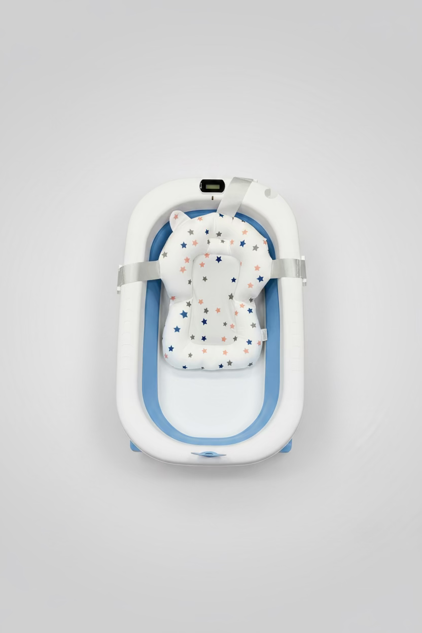 Bañera Plegable con Soporte de Espuma