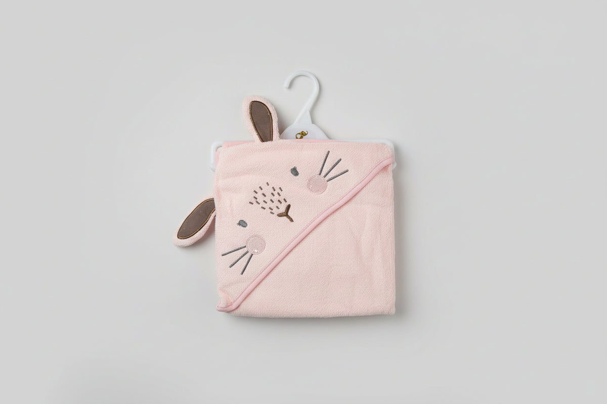 Toalla con Capucha para Bebé 🐰🛁