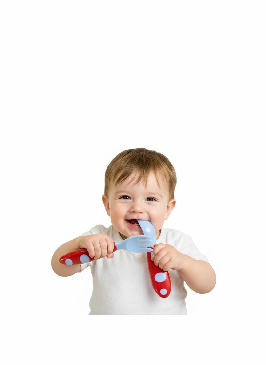 Set de cubiertos Infantiles | Kit de Tenedor y Cuchara - Liyibao